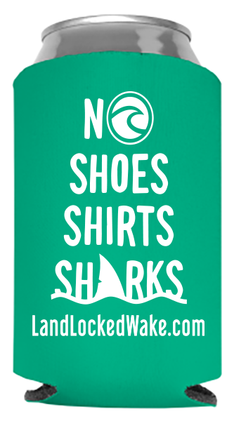 No Shoes, Shirts, Sharks Can Cooler