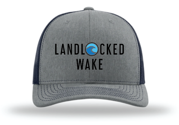 LANDLOCKED WAKE Hat Heather Grey/Navy