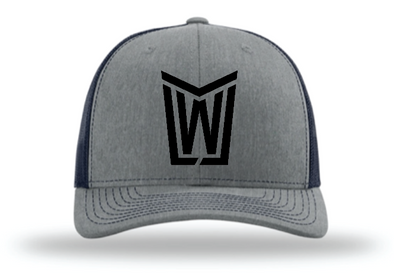 LLW Logo Trucker Hat Heather Grey/Navy