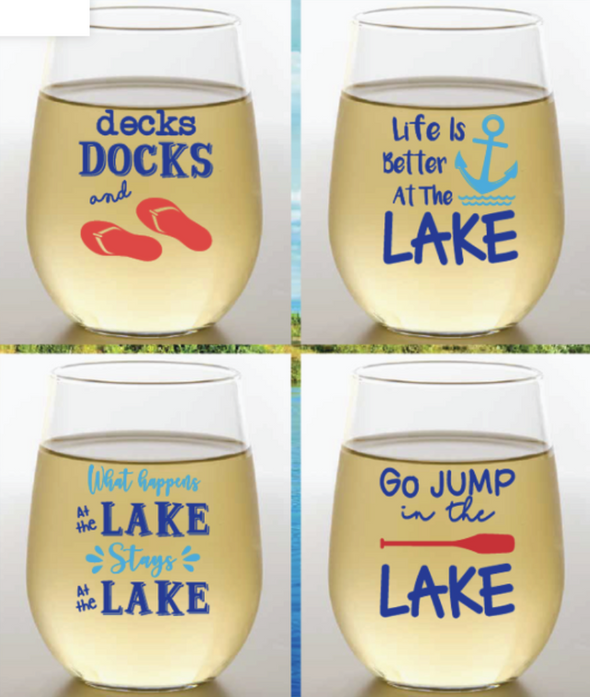 Lake Shatterproof Wine Glasses - 4 pk