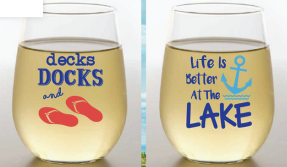 Lake Shatterproof Wine Glasses - 2 pk
