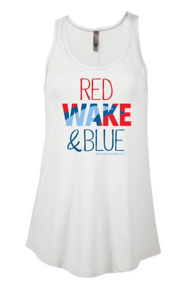 Red WAKE & Blue