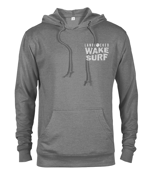 Wake Surf French Terry Hoodie - Teal Ink