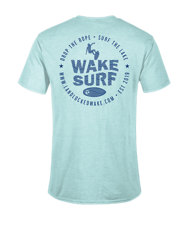 Wake Surf Tee - Blue Ink