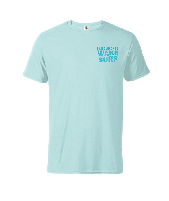 Wake Surf Tee - Teal Ink