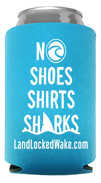 No Shoes, Shirts, Sharks Can Cooler