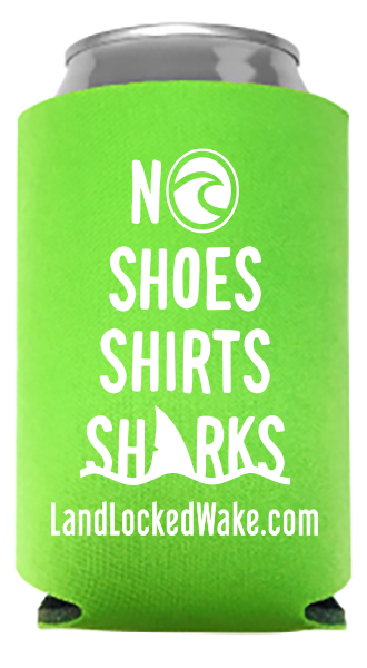 No Shoes, Shirts, Sharks Can Cooler