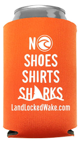 No Shoes, Shirts, Sharks Can Cooler