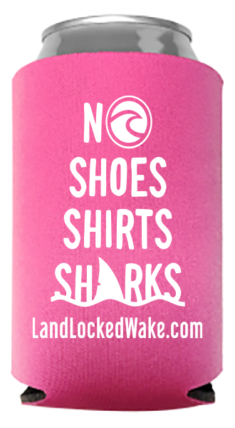 No Shoes, Shirts, Sharks Can Cooler