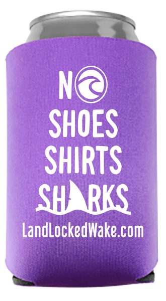 No Shoes, Shirts, Sharks Can Cooler
