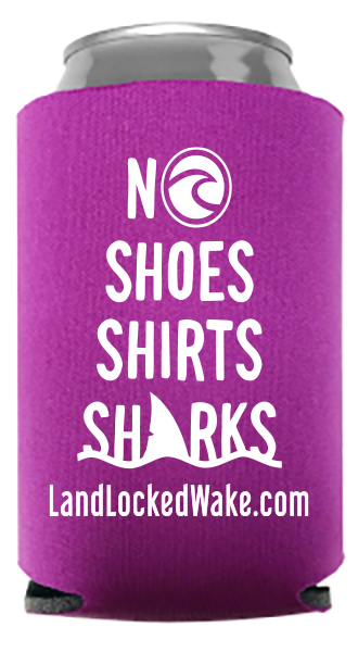 No Shoes, Shirts, Sharks Can Cooler