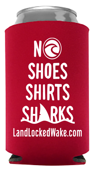 No Shoes, Shirts, Sharks Can Cooler