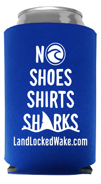 No Shoes, Shirts, Sharks Can Cooler